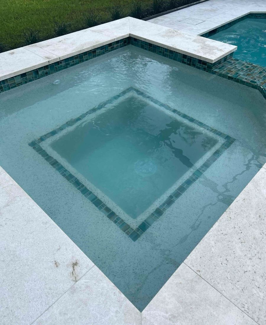 After: Green pool