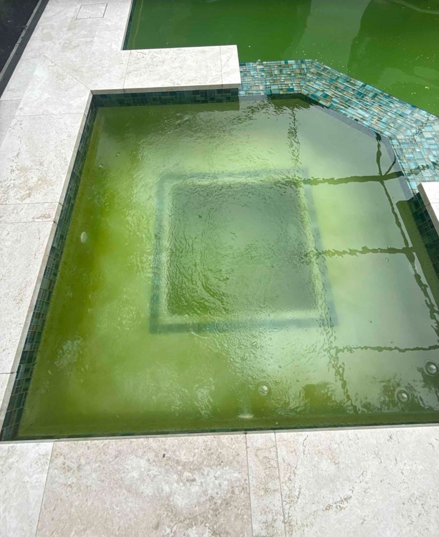 Before: Green pool