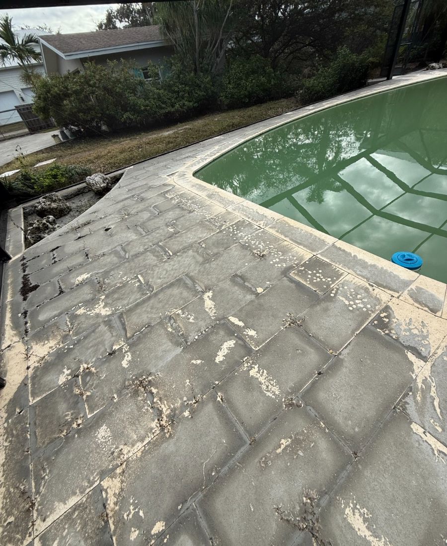Before: Power Washing