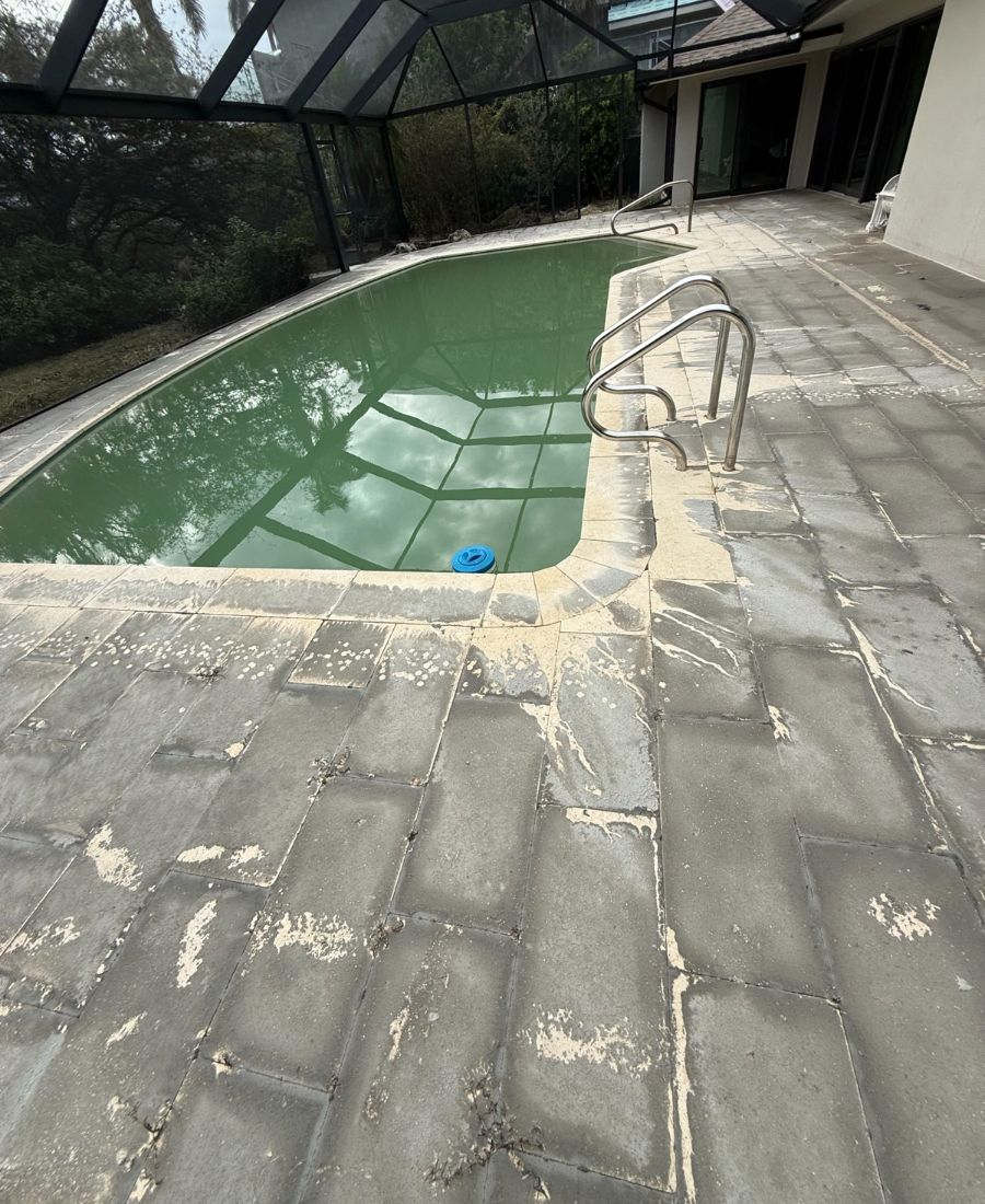 Before: Power Washing