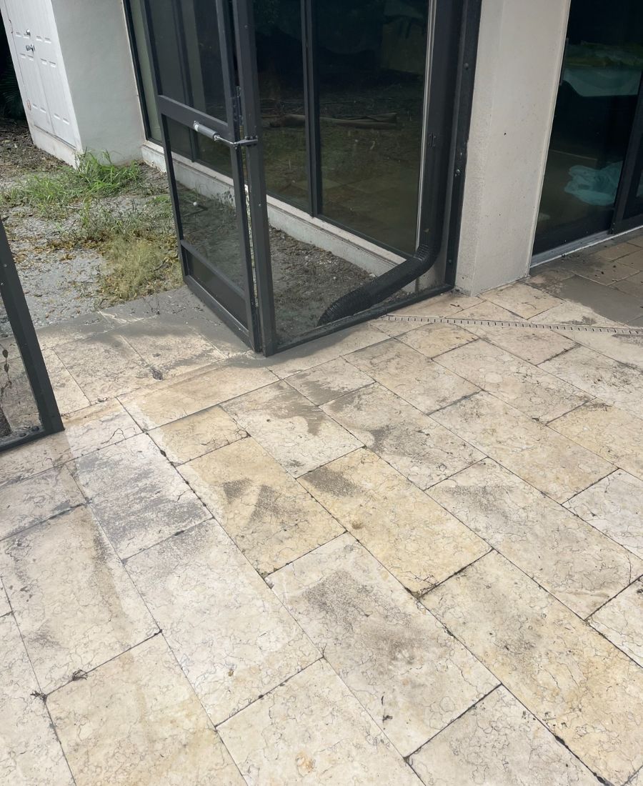 Before: Power Washing