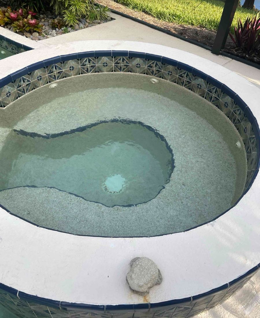 Before: Pool Renovation: spa