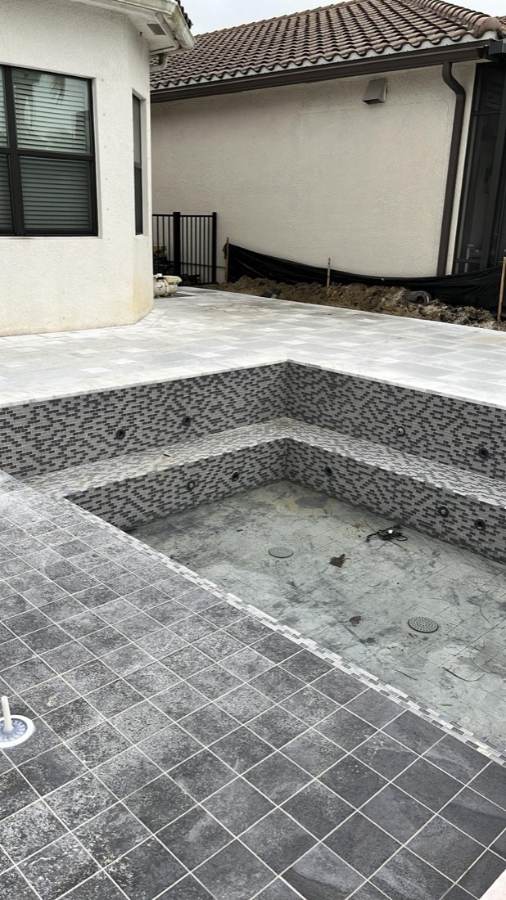 Total Pool Services pool build in progress in Southwest Florida