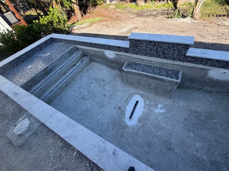 Total Pool Services pool build in progress in Southwest Florida