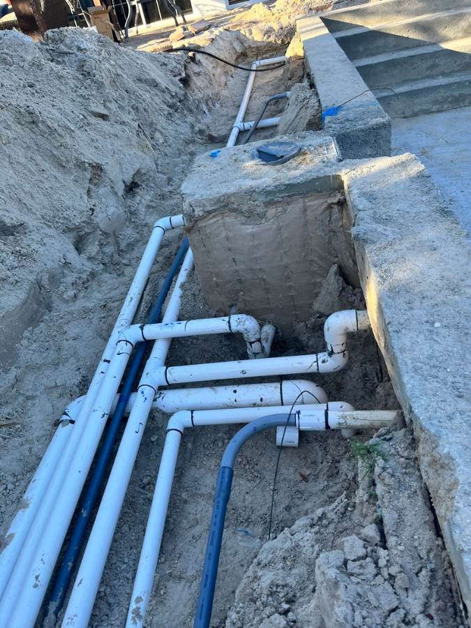 Total Pool Services pool build in progress in Southwest Florida