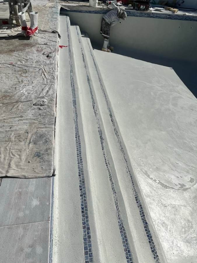 Total Pool Services pool build in progress in Southwest Florida