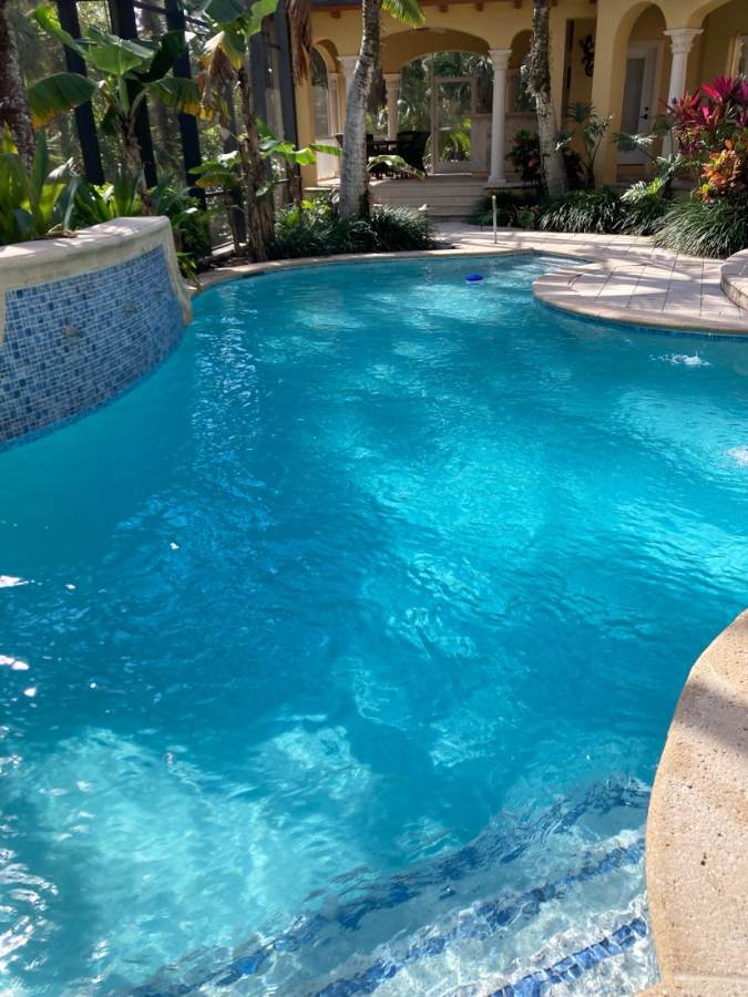 Total Pool Services finished pool in Southwest Florida