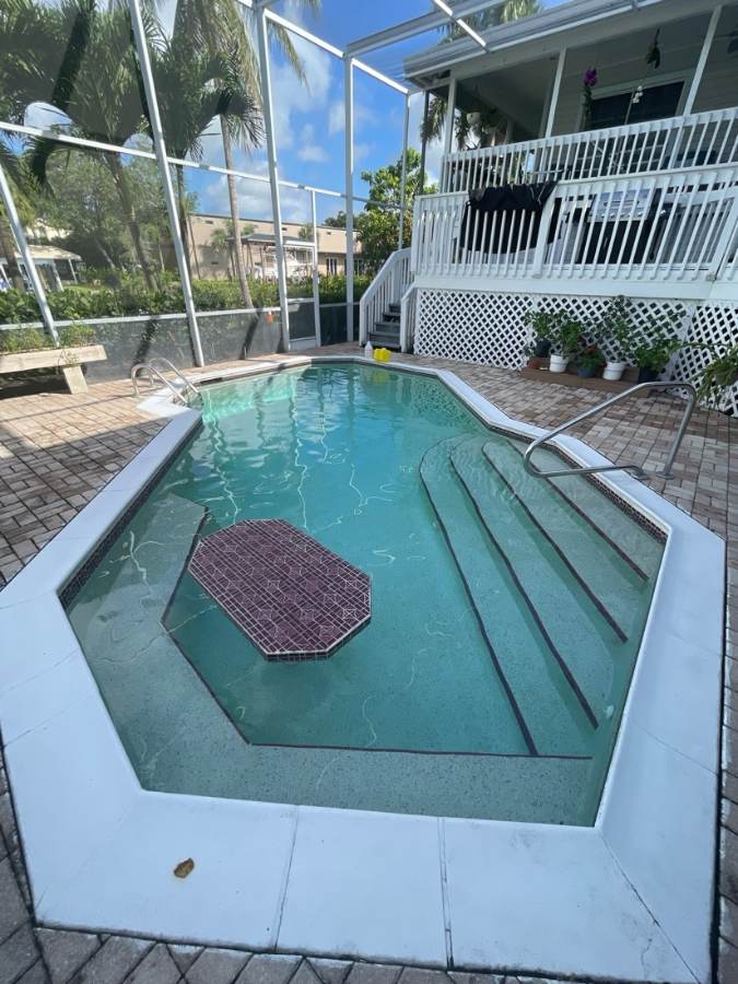 Total Pool Services finished pool in Southwest Florida