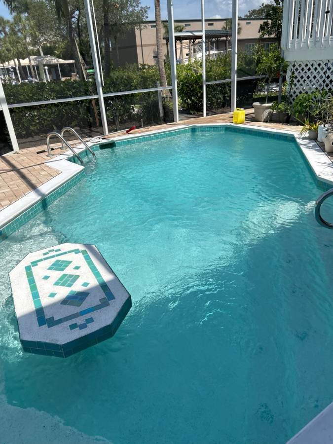 Total Pool Services finished pool in Southwest Florida