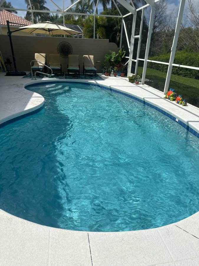 Total Pool Services finished pool in Southwest Florida