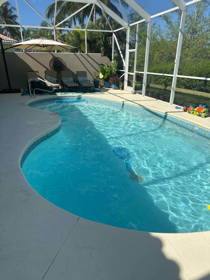 Total Pool Services finished pool in Southwest Florida