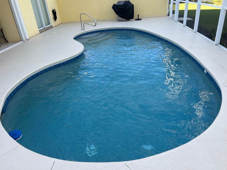 Total Pool Services finished pool in Southwest Florida