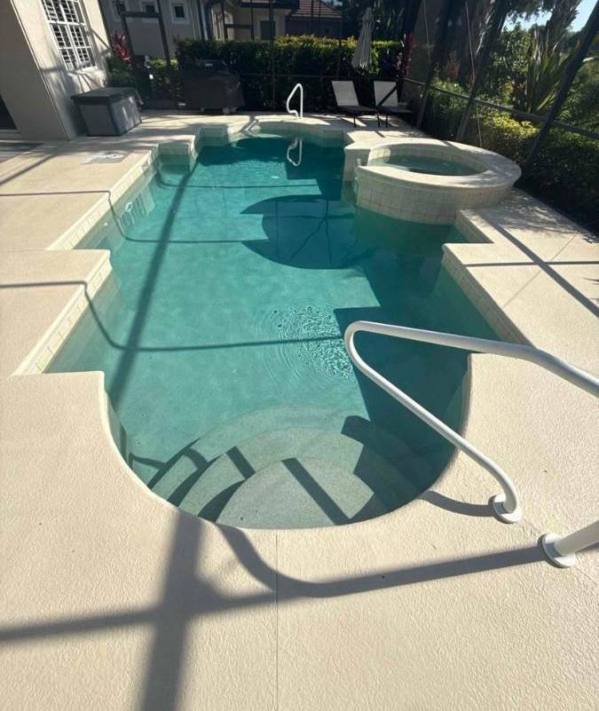 Total Pool Services finished pool in Southwest Florida
