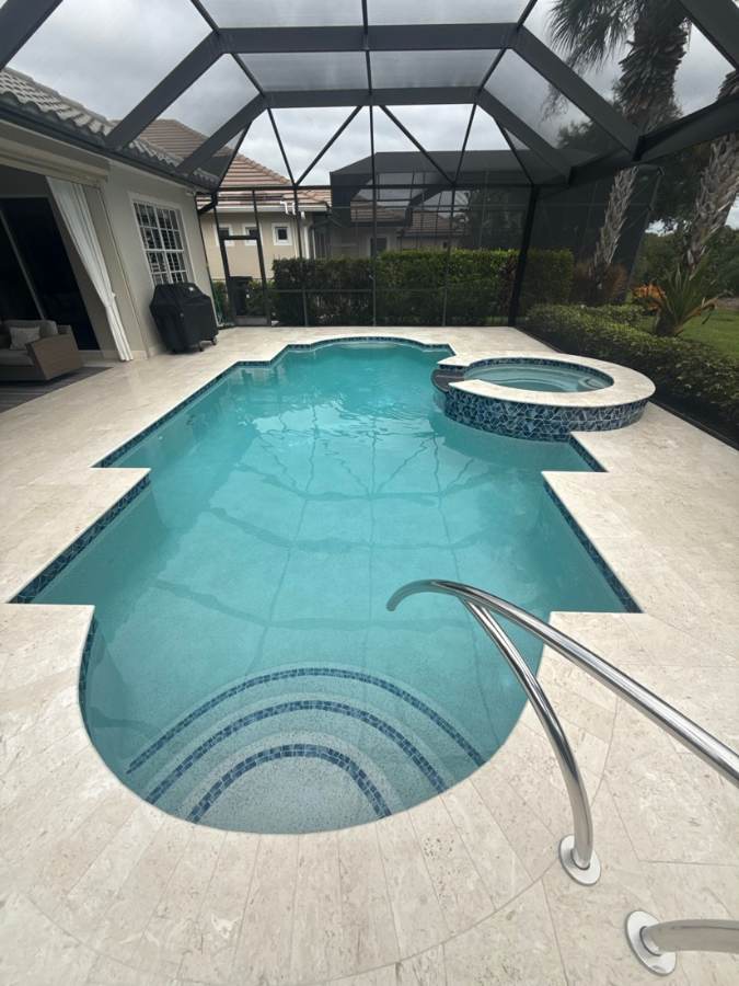 Total Pool Services finished pool in Southwest Florida