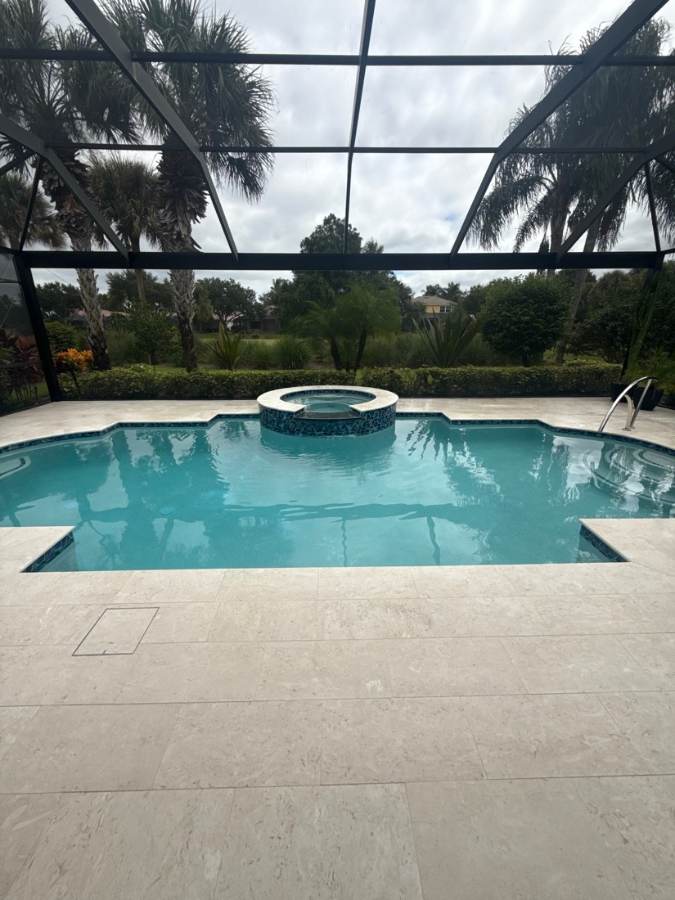 Total Pool Services finished pool in Southwest Florida