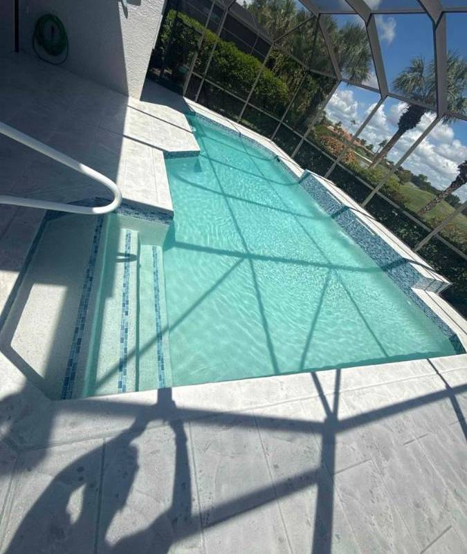 Total Pool Services finished pool in Southwest Florida
