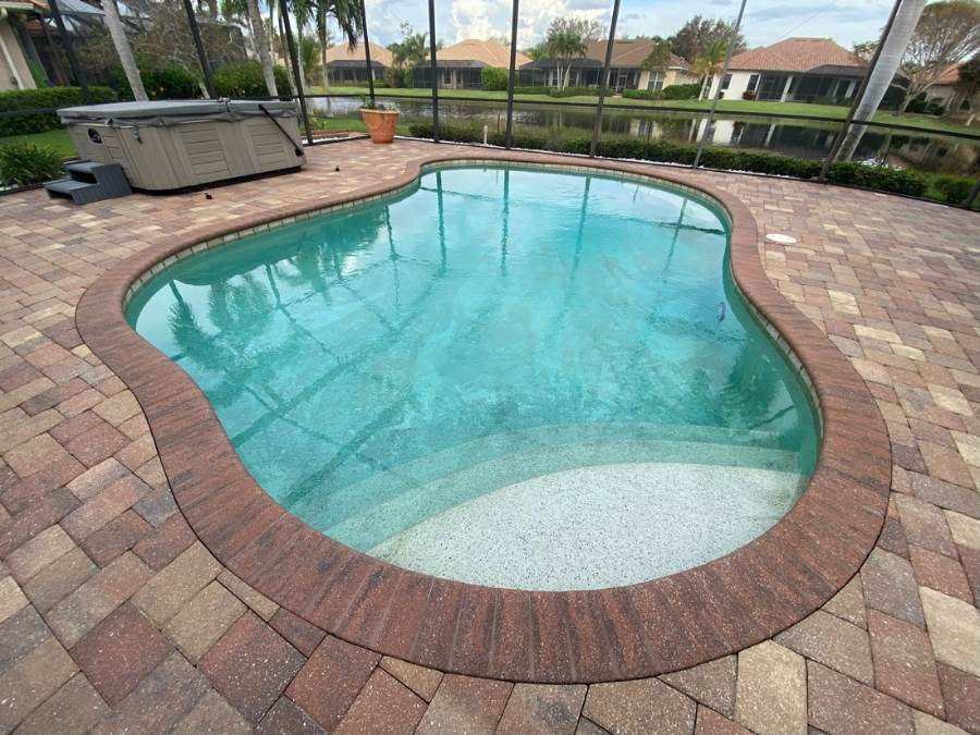 Total Pool Services finished pool in Southwest Florida