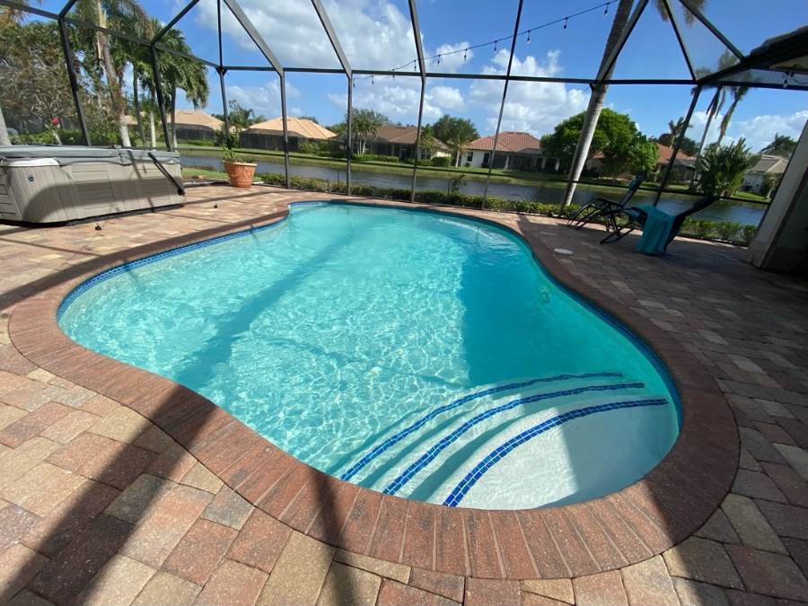 Total Pool Services finished pool in Southwest Florida