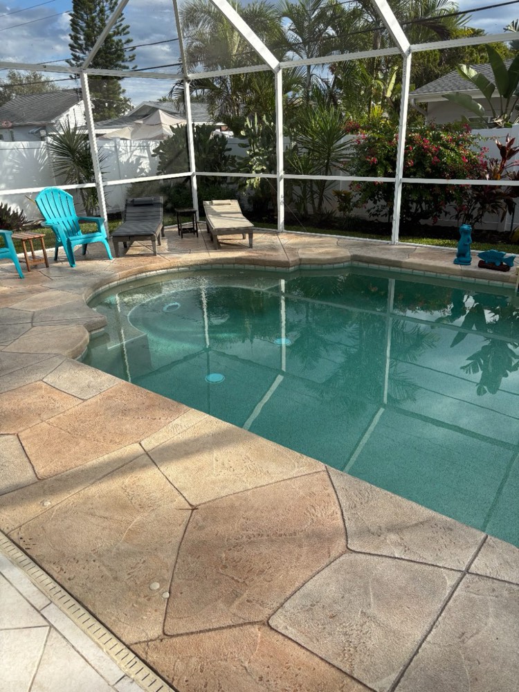 Pool work shared in Debra Dalton's review