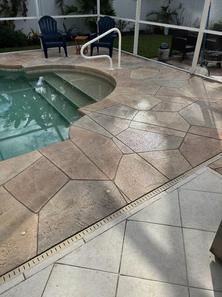 Pool work shared in Debra Dalton's review