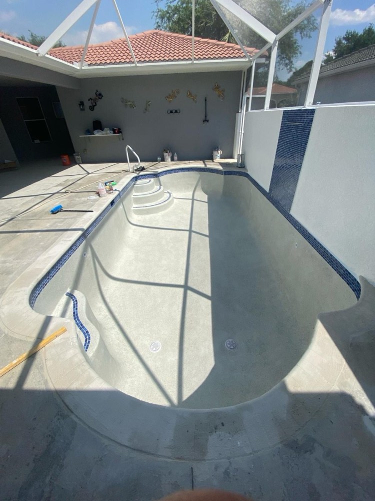 Pool work shared in Renata Melo's review
