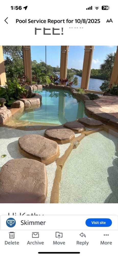 Pool work shared in Kathleen Scott's review